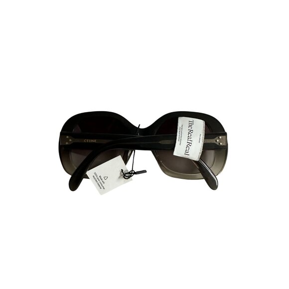 CELINE Black Ombre Round Oversized Sunnies Sunglasses - Picture 4 of 7